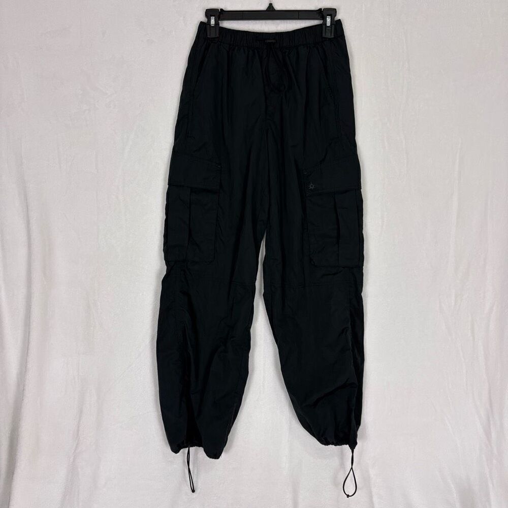 Offline by Aerie‎ Black Nylon/Polyester Cargo Cinch Bottom Pants Women's XS